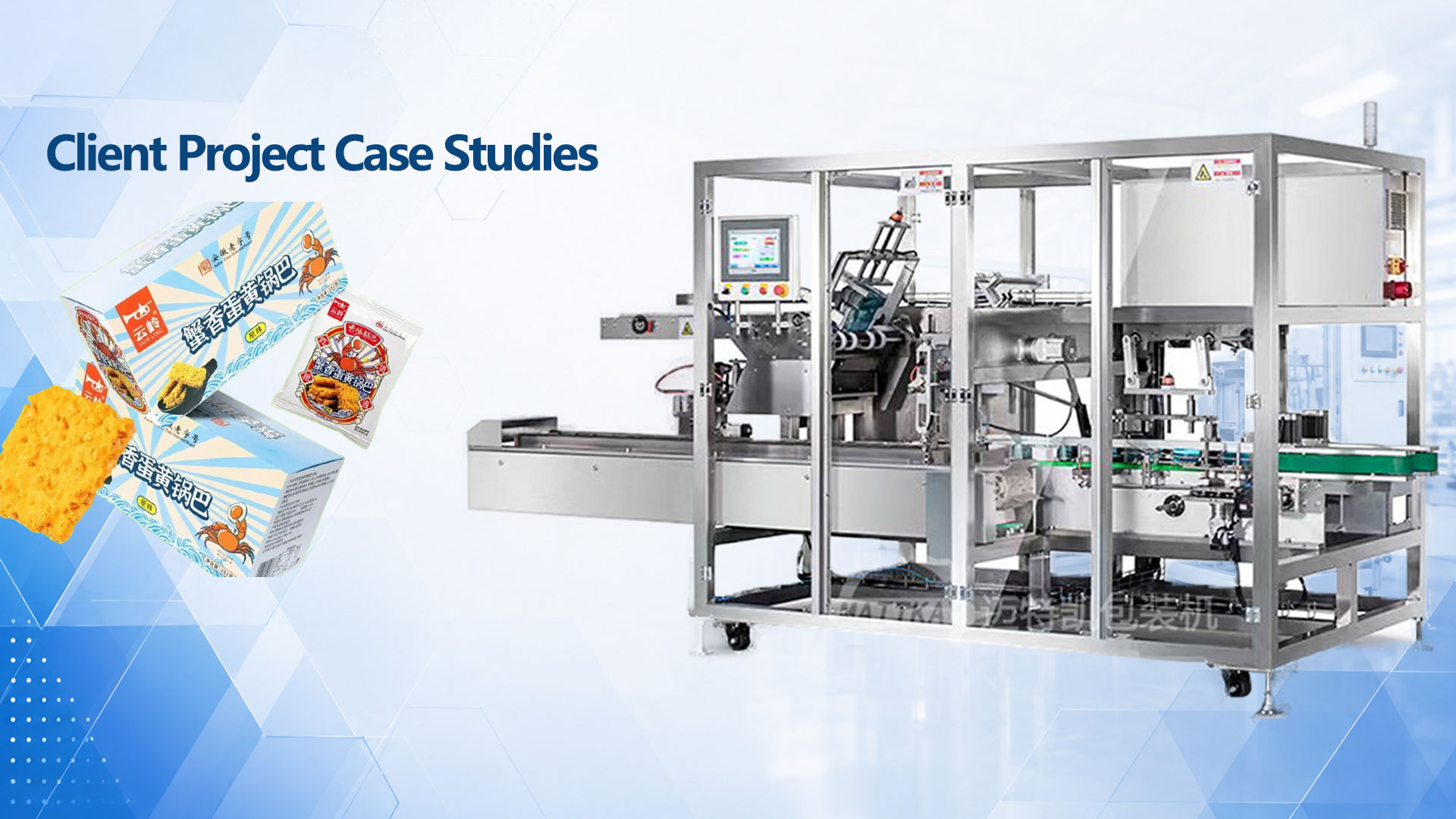 Automatic Biscuit Cartoning Machine Rice Cracker Food Carton Packaging Solution