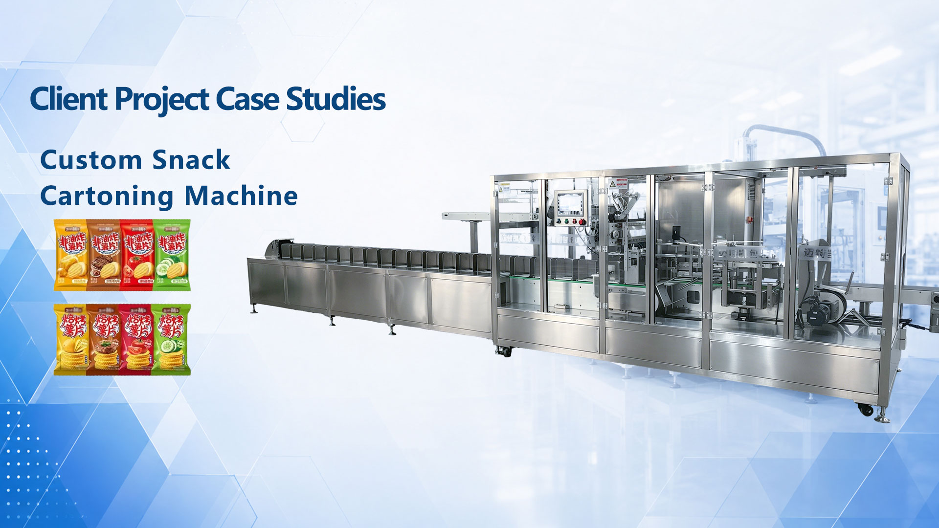 Yanjin Puzhi Non-Standard Automatic Cartoning Packaging Line for Food Industry